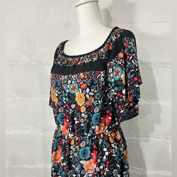 LOFT FLORAL PULLOVER DRESS - Picture 10 of 16